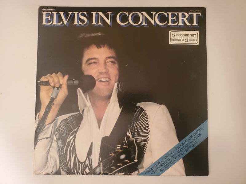 Elvis Presley Elvis in Concert vinyl record